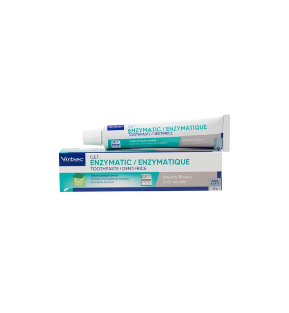 Virbac C.E.T. Tandpasta Met Gevogeltesmaak - 70 Gram 3 Virbac C.E.T. Tandpasta Met Gevogeltesmaak - 70 Gram