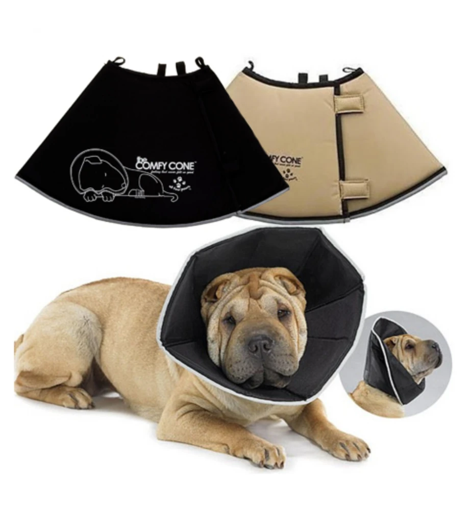 Comfy Cone (Hondenkraag) - Zwart 4 Comfy Cone (Hondenkraag) - Zwart - Afbeelding 2