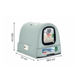 Beeztees Curver Kattenbak Lichtblauw 11 Beeztees Curver Kattenbak Lichtblauw -Kattenbenodigdheden Winkel curver kattenbak lichtblauw 4