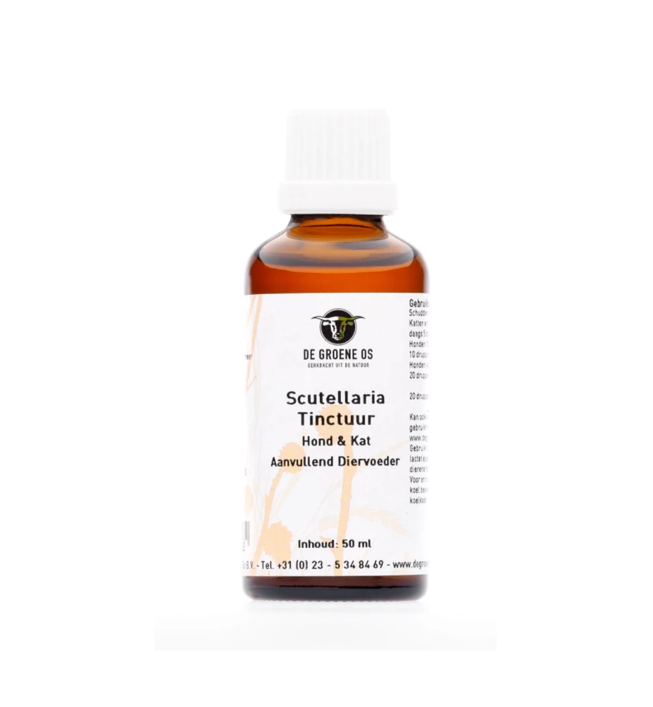 De Groene Os Scutellaria Tinctuur - 50 Ml 3 De Groene Os Scutellaria Tinctuur - 50 Ml