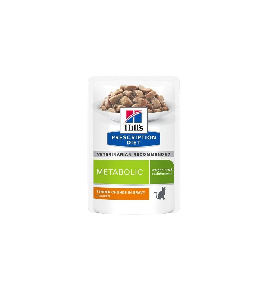 Hill's PD Metabolic & Weight Management Maaltijdzakjes - 12 X 85 Gram 3 Hill's PD Metabolic & Weight Management Maaltijdzakjes - 12 X 85 Gram