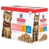 Hill's Science Plan Adult Light Multipack Kip En Zeevis - 4 X 12 X 85 Gram -Kattenbenodigdheden Winkel hill s science plan adult light multipack kip en zeevis 4 x 12 x 85 gram