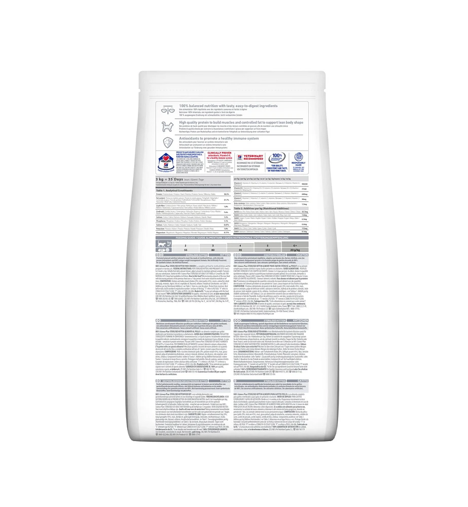 Hill's Science Plan Sterilised Kitten Met Kip 5 Hill's Science Plan Sterilised Kitten Met Kip - Afbeelding 3