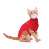 Medical Pet Shirt (Kat / Rood) -Kattenbenodigdheden Winkel medical pet shirt