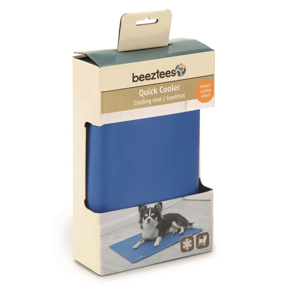 Beeztees Quick Cooler Koelmat IZI Blauw 4 Beeztees Quick Cooler Koelmat IZI Blauw - Afbeelding 2