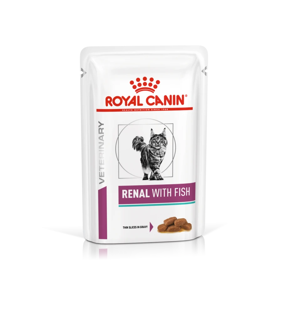 Royal Canin Renal Fish Portie - 12 X 85 Gram 3 Royal Canin Renal Fish Portie - 12 X 85 Gram