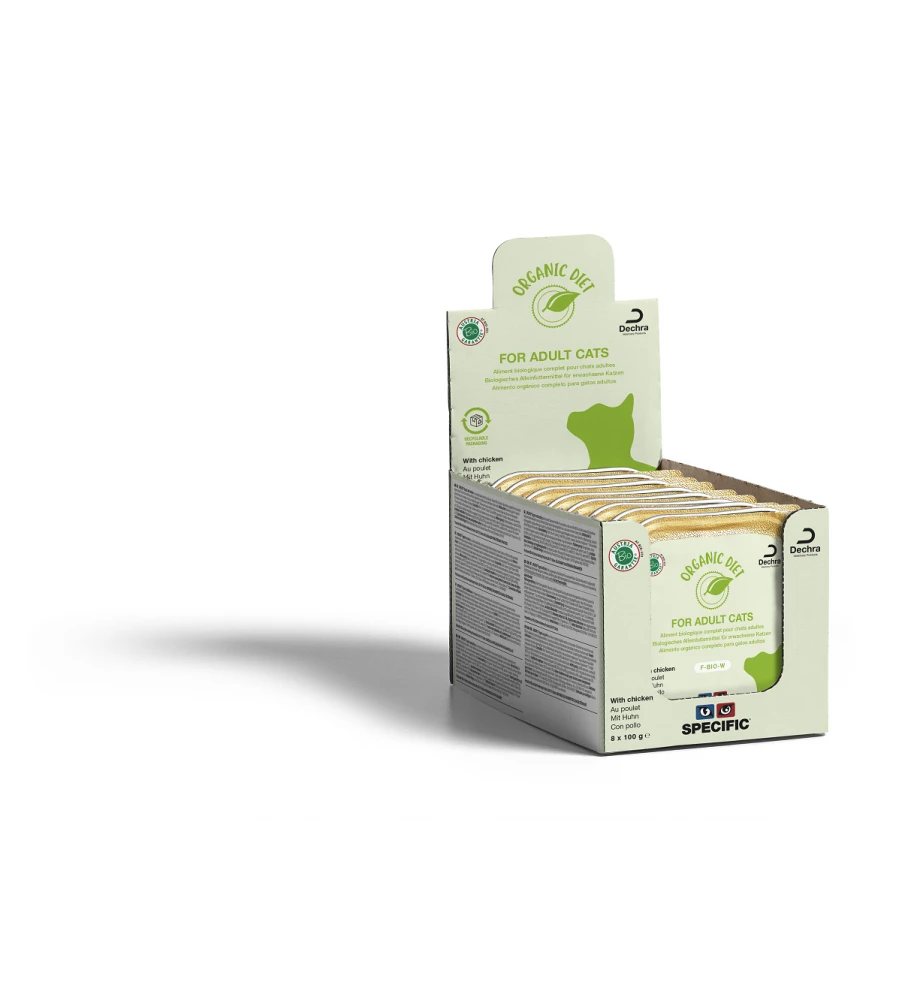 Specific Organic Chicken F-BIO-W - 8 X 100 Gram 4 Specific Organic Chicken F-BIO-W - 8 X 100 Gram - Afbeelding 2