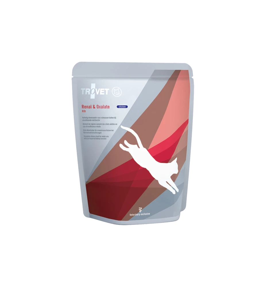 Trovet Renal & Oxalate RID Chicken Pouch - 12 X 85 Gram 3 Trovet Renal & Oxalate RID Chicken Pouch - 12 X 85 Gram