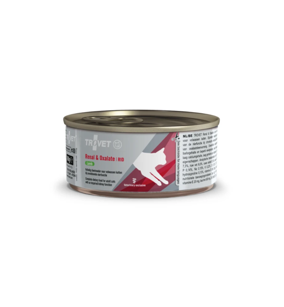 Trovet Renal & Oxalate RID Lamb Blik 3 Trovet Renal & Oxalate RID Lamb Blik