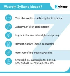 Vetoquinol Zylkène 75 Mg Capsules (- 10 Kg) 17 Vetoquinol Zylkène 75 Mg Capsules (- 10 Kg) -Kattenbenodigdheden Winkel zylkene 75 mg capsules 7